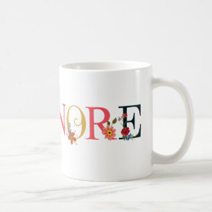 Mug ELÉONORE Prénom Élégant brodé