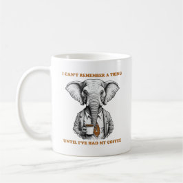 Mug Eléphant avec café