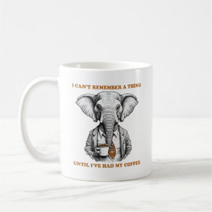 Mug Eléphant avec café
