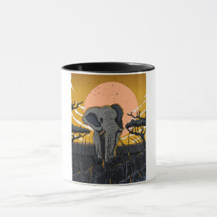 Mug Éléphant d'Afrique