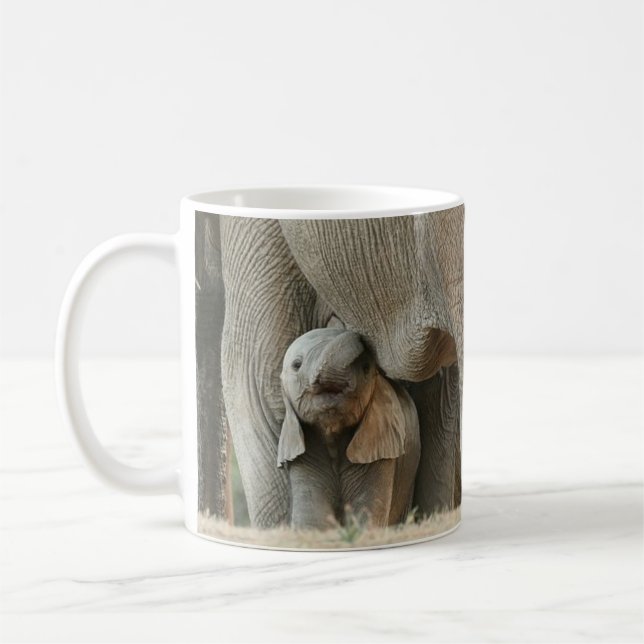 Mug Éléphant de bébé (Gauche)
