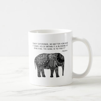 Mug Éléphant de sagesse de henné de Bouddha