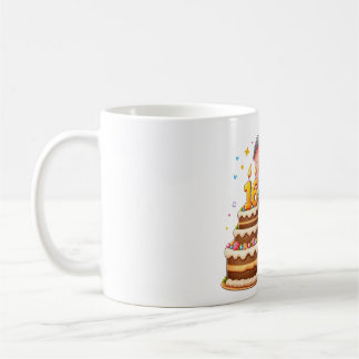 Mug Éléphant mignon 16e anniversaire