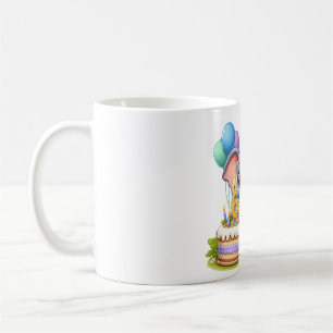 Mug Éléphant Mignon 6ème Anniversaire