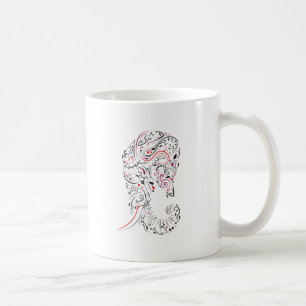 Mug éléphant orné