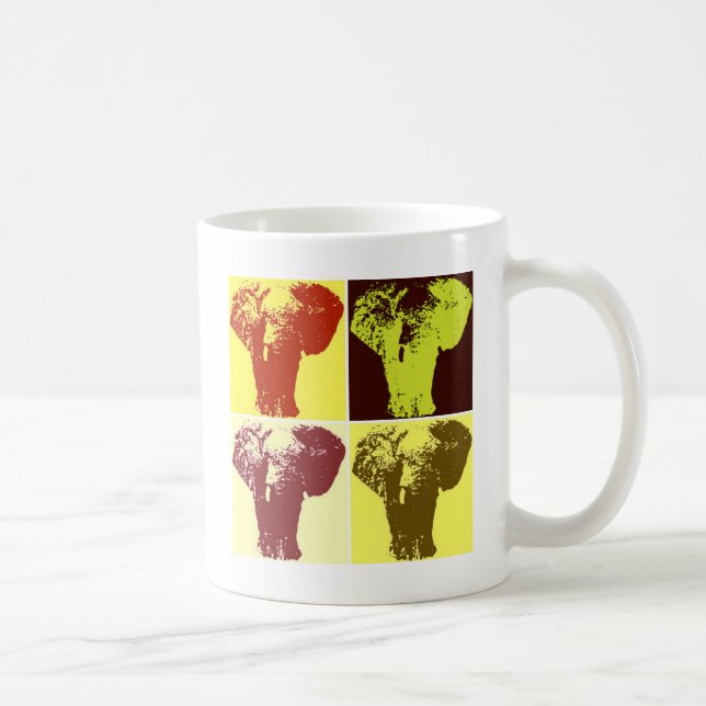 Mug Eléphant Pop Art (Droite)