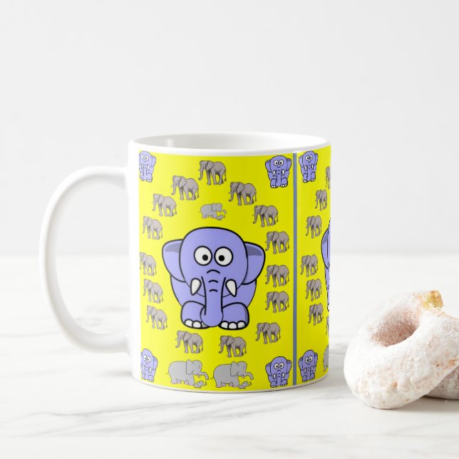 Mug Eléphant pour enfants (Avec donut)