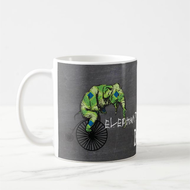 Mug Elephants Plus Vélos Égale YIKES! (Gauche)