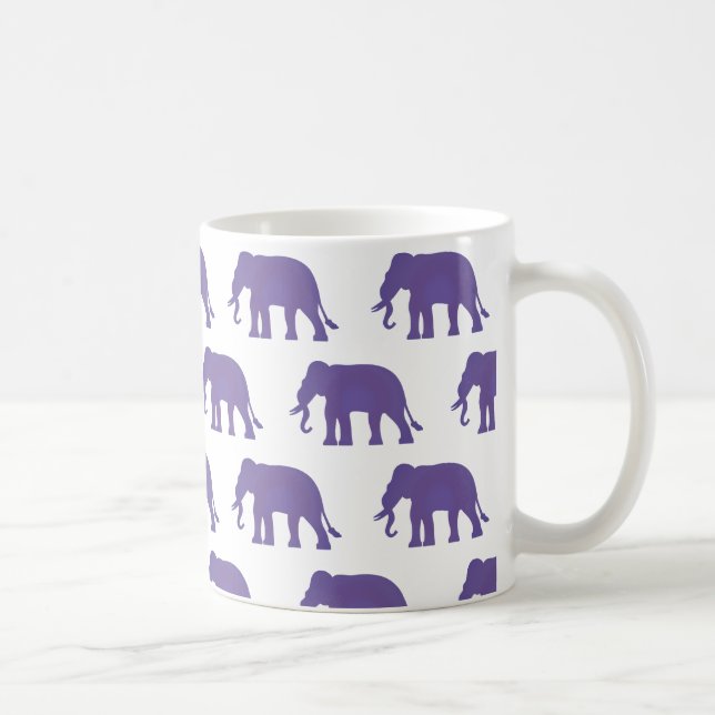 Mug Éléphants pourpres (Droite)