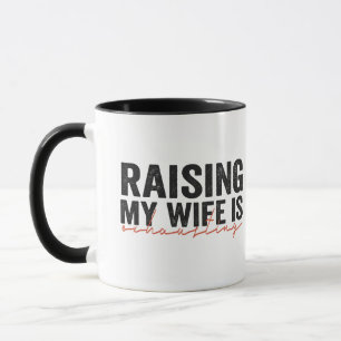 Mug Élever ma femme épuisera les couples amusants de l