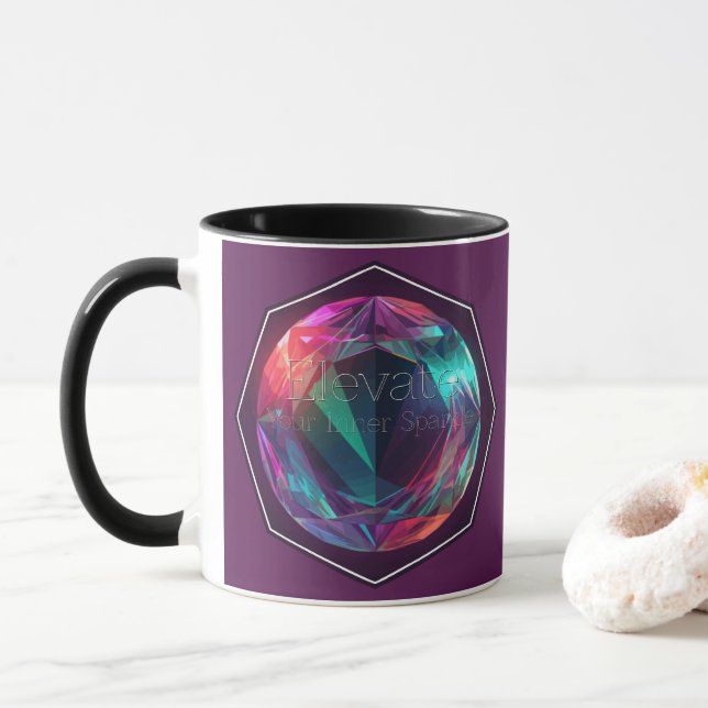 Mug Élever votre étincelle intérieure (Avec donut)