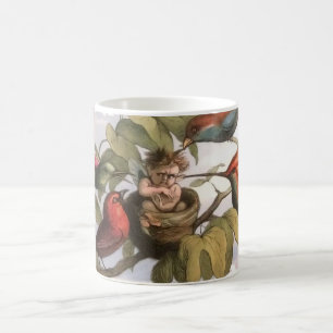 Mug Elf Bird Sprite Pixie Brownie Fairy Tale