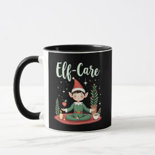 Mug Elf Care Funny Christmas Elf Magique Self Care