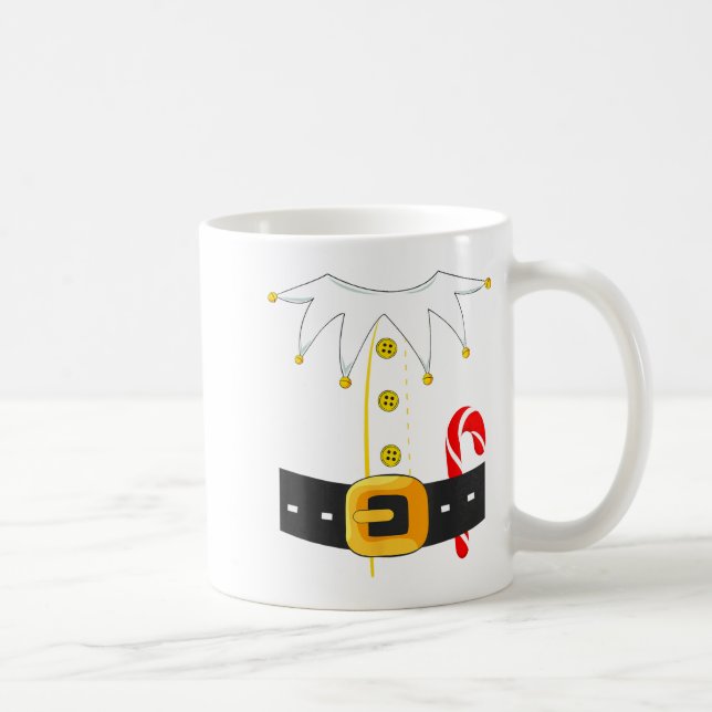 Mug Elf Costume Christmas Holiday Men Women Kids  (Droite)
