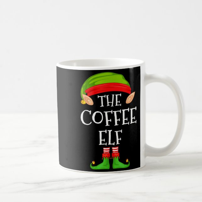 Mug Elf Family Christmas Coffee Elf Sweater Matching C (Droite)