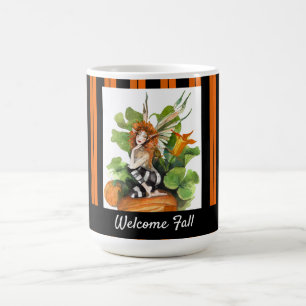Mug Elfe de la récolte d'automne de bois