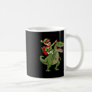 Mug Elfe de Noël équitation Dinosaur T Rex Garçons Enf