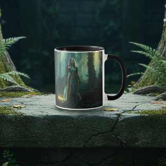 Mug Elfe Gardien du royaume enchanté