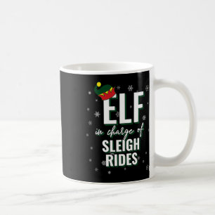 Mug Elfe Responsable De Sleigh Rides Vacances Noël Ma