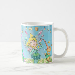 Mug Elfleda-Fae et Kiwi-Lutin jonglent et bouillonnent