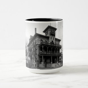 Mug Elgin Illinois 1890's Sherman Hospital Building