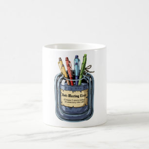 Mug Élixir drôle "anti-réunion" Cadeau d'humour de bur