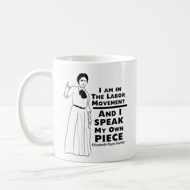 Mug Elizabeth Gurley Flynn citation (Gauche)