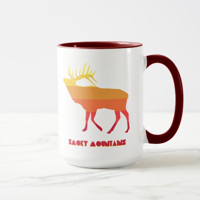 Mug Elk des montagnes fumées (Droite)