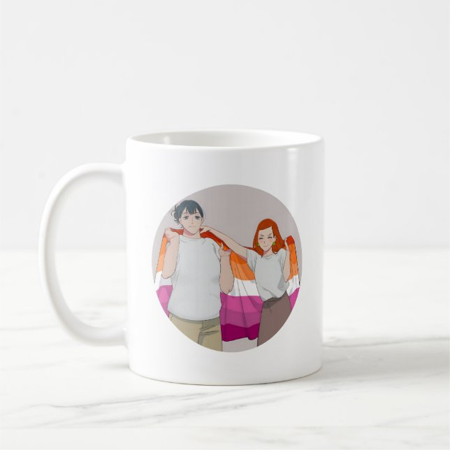 Mug Elle adore cuisiner et elle aime manger | Fierté (Gauche)
