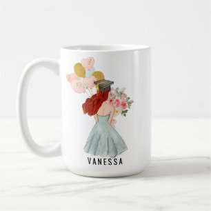 Mug Elle Croyait Qu'Elle Pourrait Diplômer Red Head Gi