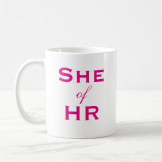 Mug Elle des dames des RH Titre de poste RH Amusant