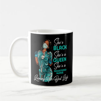 Mug Elle Est Noire Elle Est Reine Elle Est Infirmière