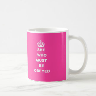Mug Elle qui doit être obéie