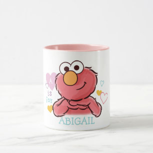 Mug Elmo adorable Ajoutez votre propre nom