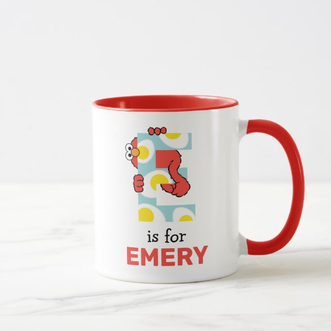 Mug Elmo Alphabet | E Œufs (Droite)