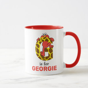 Mug Elmo Alphabet   G Giraffe