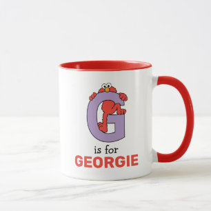 Mug Elmo Alphabet   G Violet