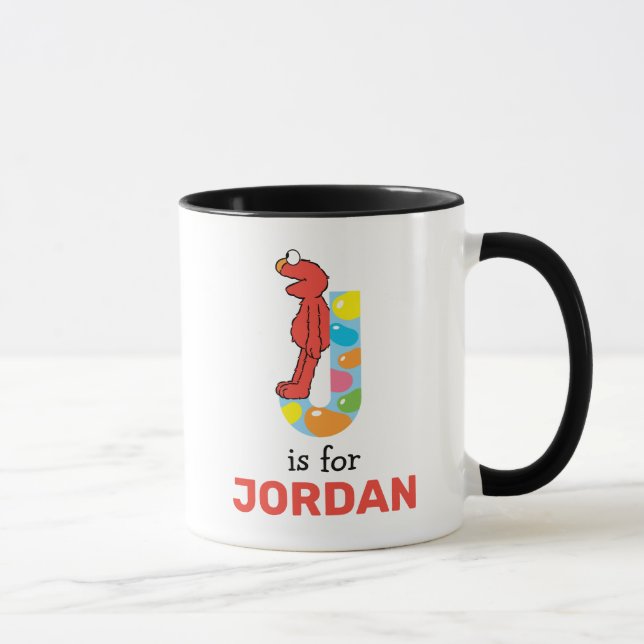 Mug Elmo Alphabet | J Jelly Bean (Droite)