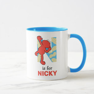 Mug Elmo Alphabet   N N noix