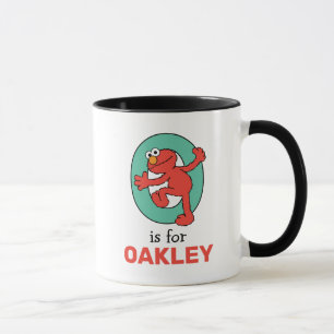 Mug Elmo Alphabet   O TURQUOISE