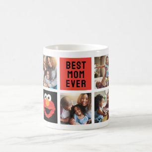 Mug Elmo Big Face   Maman - Photo Collage