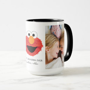Mug Elmo Big Face Meilleure grand-mère - Photo