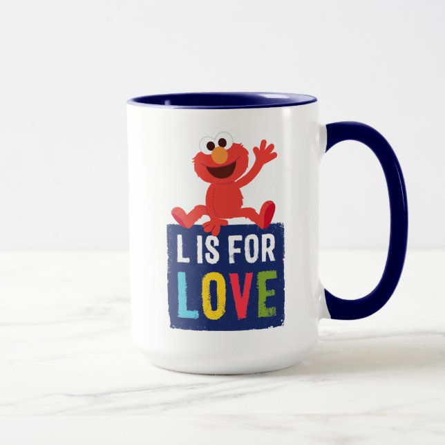 Mug Elmo | L est pour l'amour (Droite)