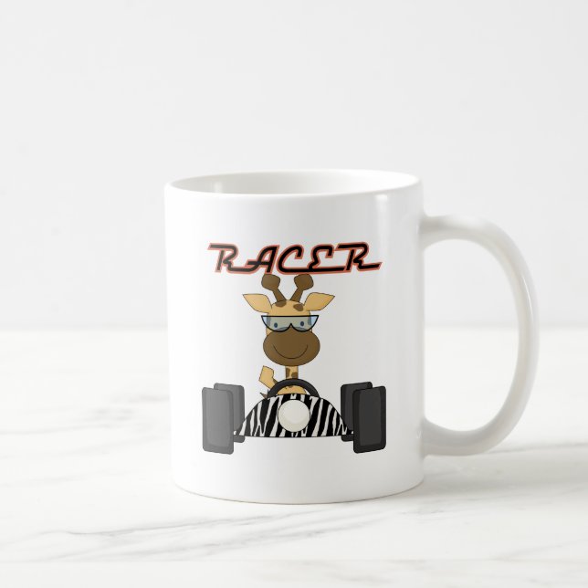Mug Emballant la girafe badine des animaux de zoo de (Droite)