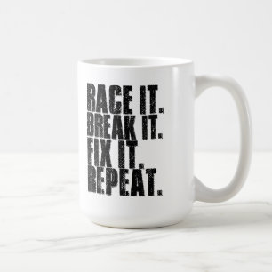 Mug Emballez-le, cassez-le, fixez-le, le répétez