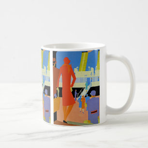 Mug Embarquement Art Déco