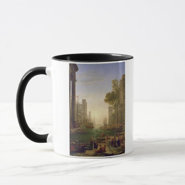 Mug Embarquement de St Paula Romana chez Ostia, (Gauche)