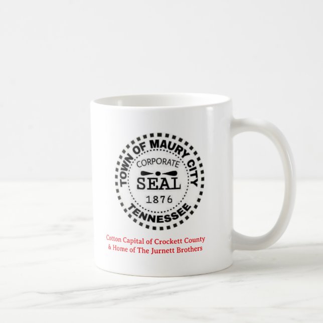 Mug Emblem Seal de Maury City (Droite)