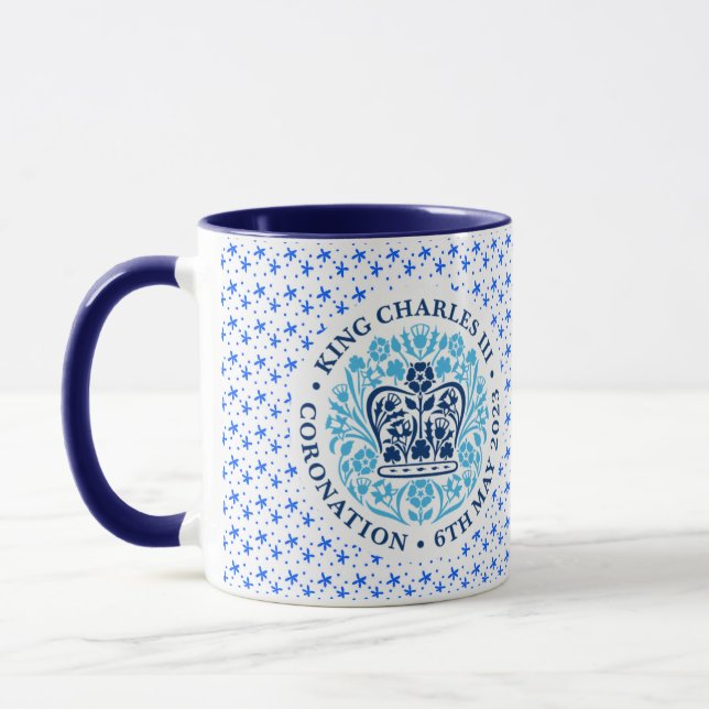 Mug Emblème de couronnement du roi Charles III (Gauche)