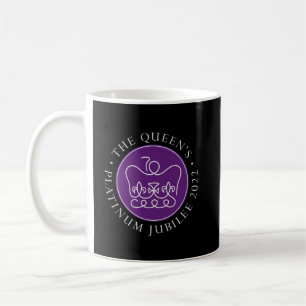 Mug Emblème de Jubilé de Platine sur Arrière - plan no